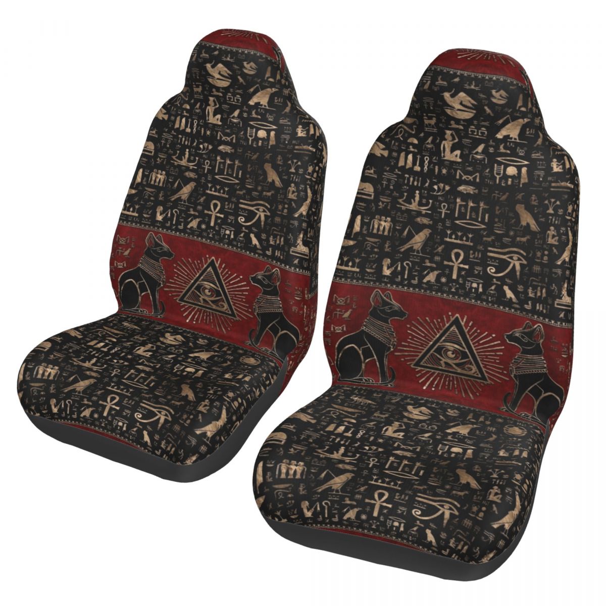 Car Accessories Egypt - Mısır Horus'un Kedigözü Evrensel Araba Koltuğu