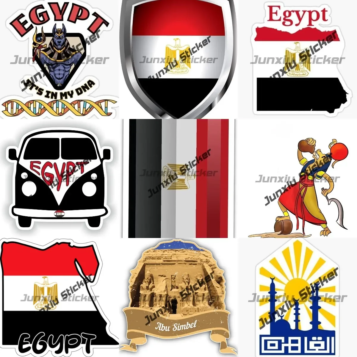 Car Accessories Egypt - Cairo Mısır Amblem Etiket Mısır Tanrıçası
