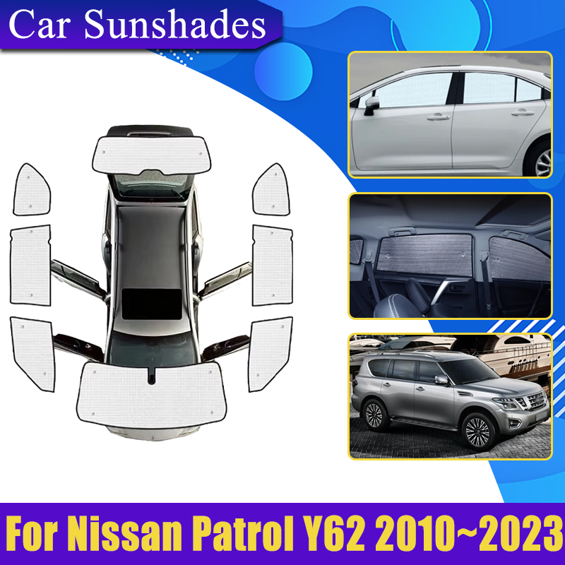 Car Accessories Xmas - Tam Kapsama Güneşlik Nissan Patrol Y62