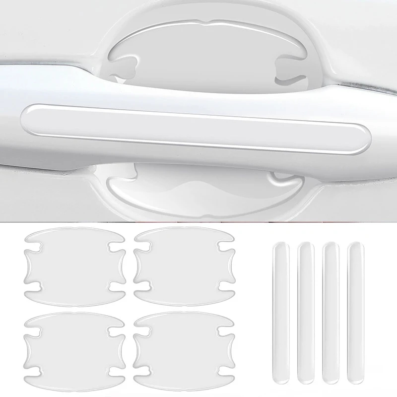 Car Accessories Tape - 8 adet araba kapı kolu çizilmez