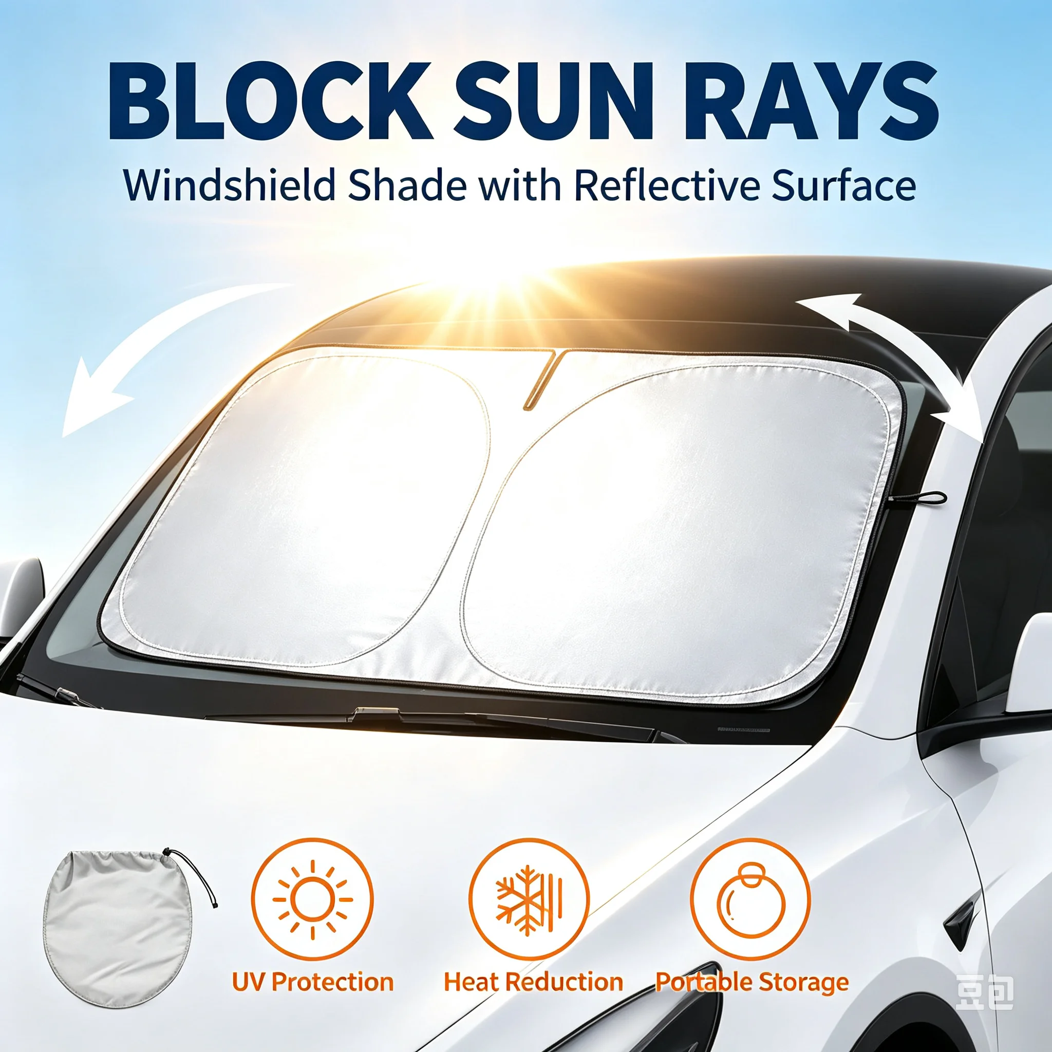 Car Accessories Gifts - Araba Güneşliği Ön Cam Güneşliği Isı