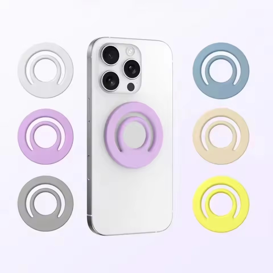 Car Accessories Gifts - Manyetik Silikon Standlı Parmak Yüzük Araç