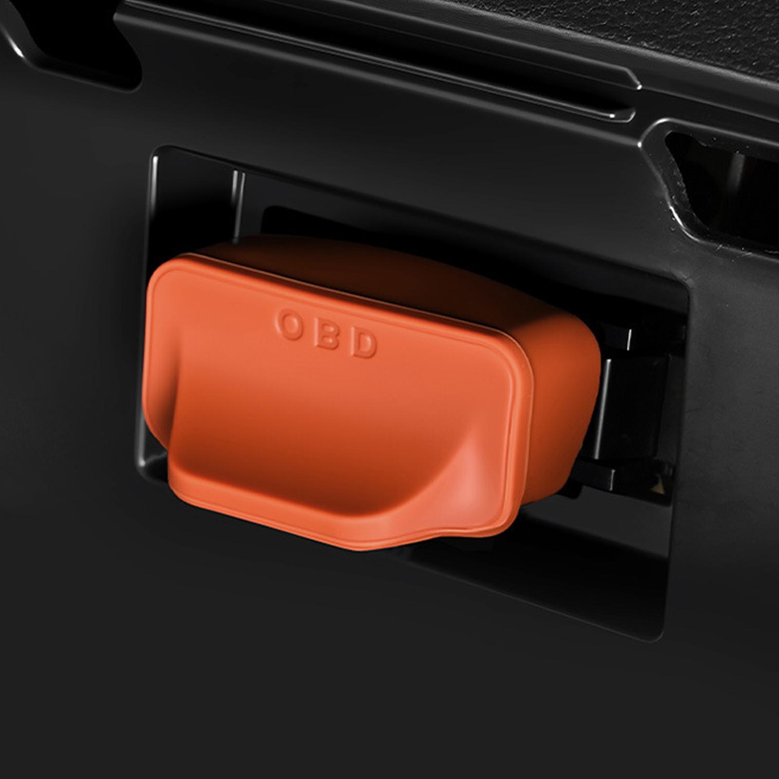 Car Accessories Unique - 1 adet silikon araba OBD bağlantı