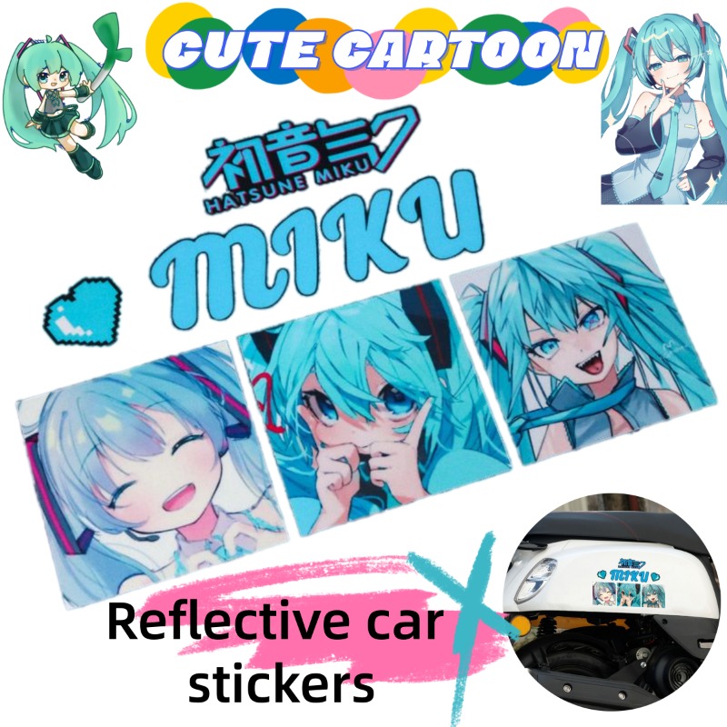 Car Accessories Rear - 2026 Yeni Yaratıcı Hatsune Miku Anime