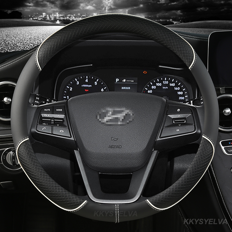Car Accessories Xmas - Mikrofiber Deri Araba direksiyon kılıfı kaymaz