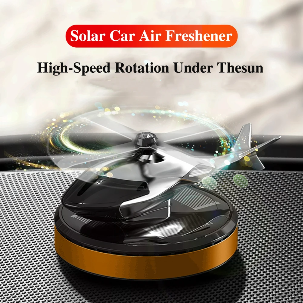 Car Accessories Perfume - Güneş Enerjili Araba Helikopter Pervanesi Kokusu,