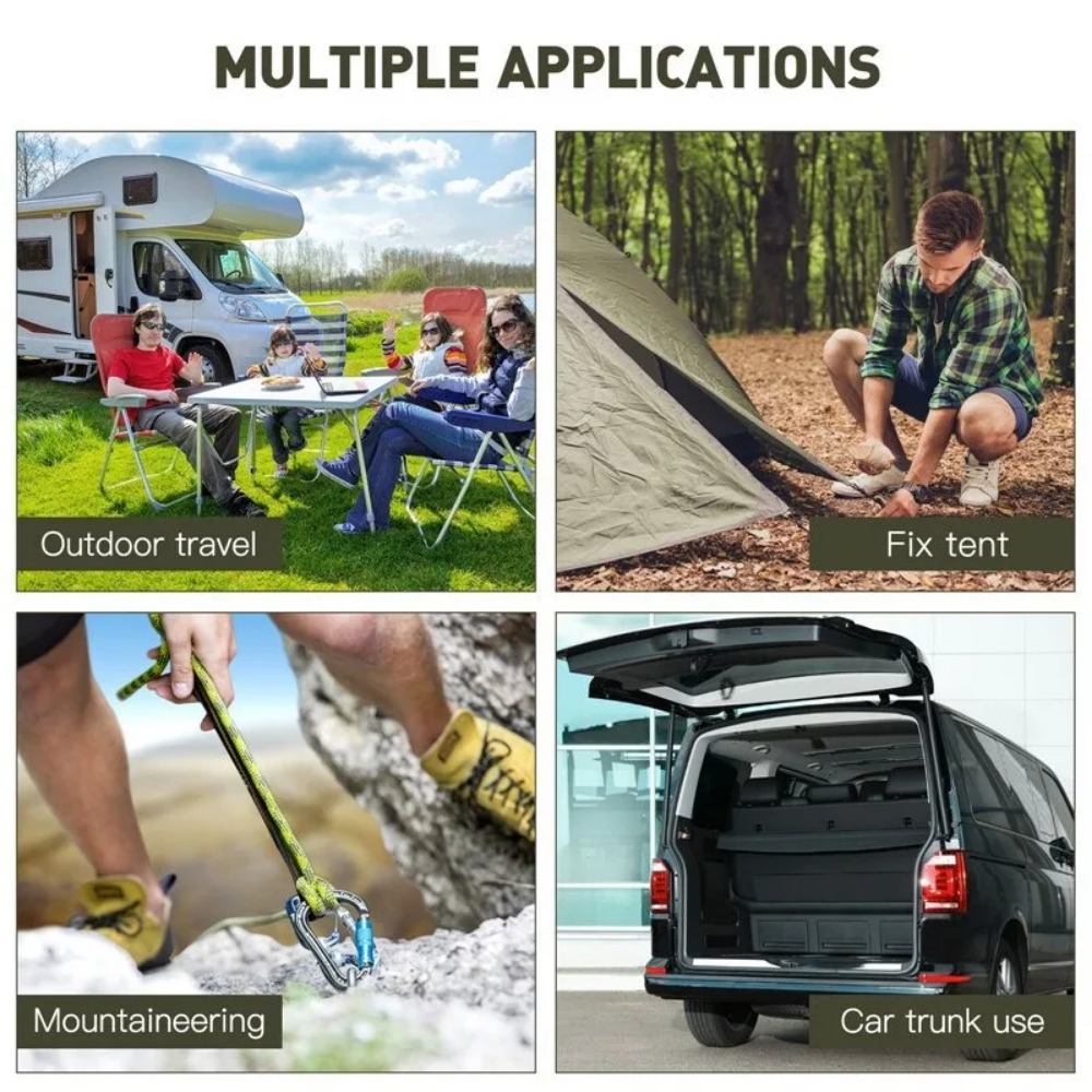 Car Accessories Roof Rack - 60-90cm 8mm paketleme ipleri açık hava