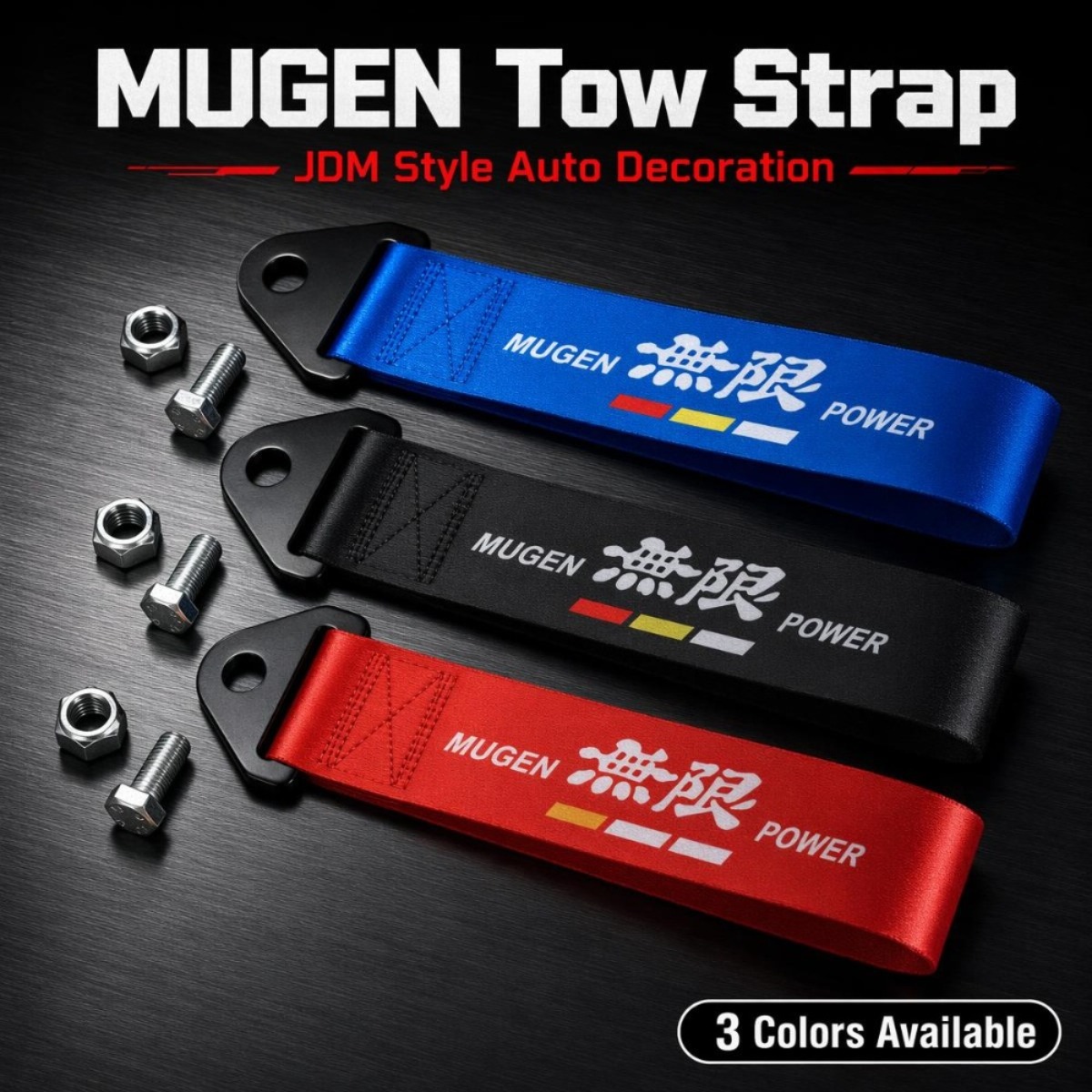 Car Accessories Unique - Araba Yarışı Çekme Halatı JDM Dekor