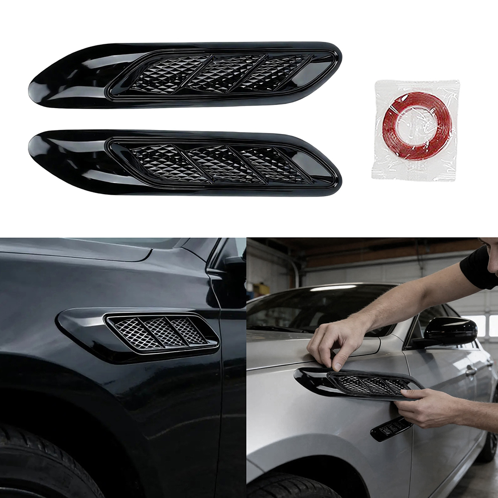 Car Accessories Unique - 2 adet Araba Hava Girişi Göğüs