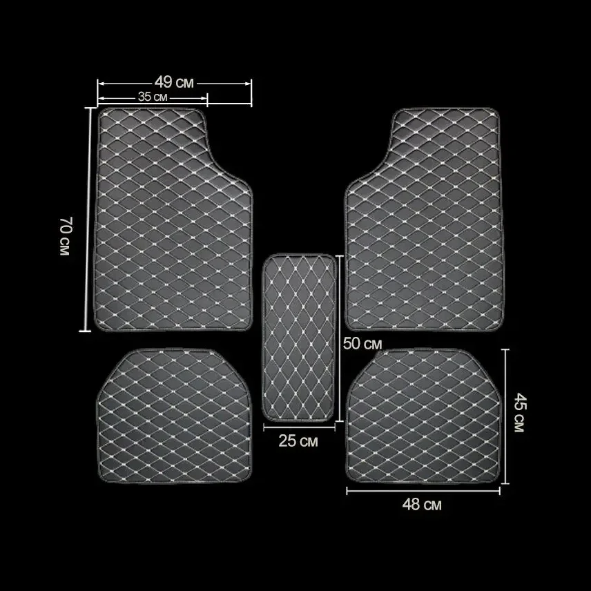 Araba paspasları 5 adet PU der - Car Accessories For Inside incelemesi ve fiyatı