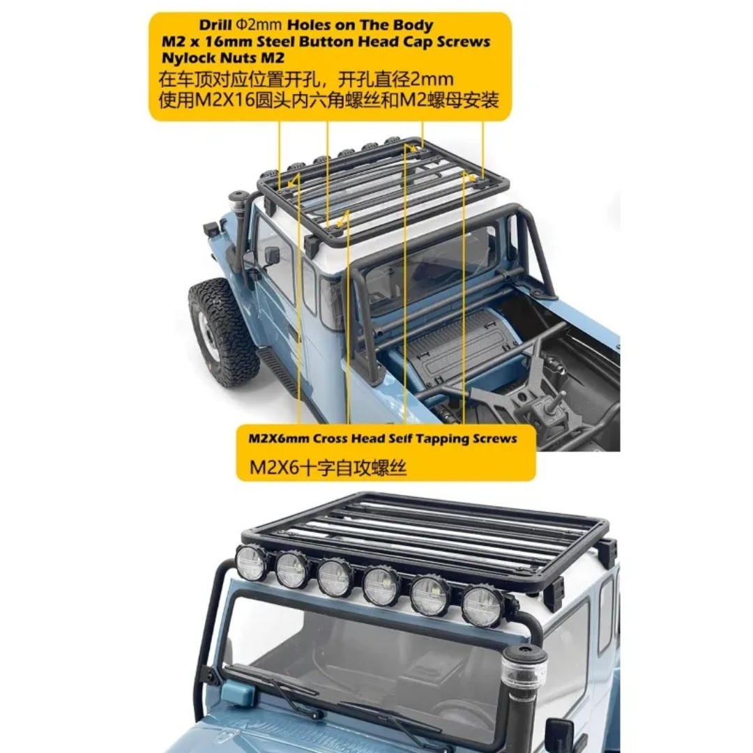 1/10 VP VS4‑10 Paletli Kamyon  - Car Accessories Roof Rack incelemesi ve fiyatı