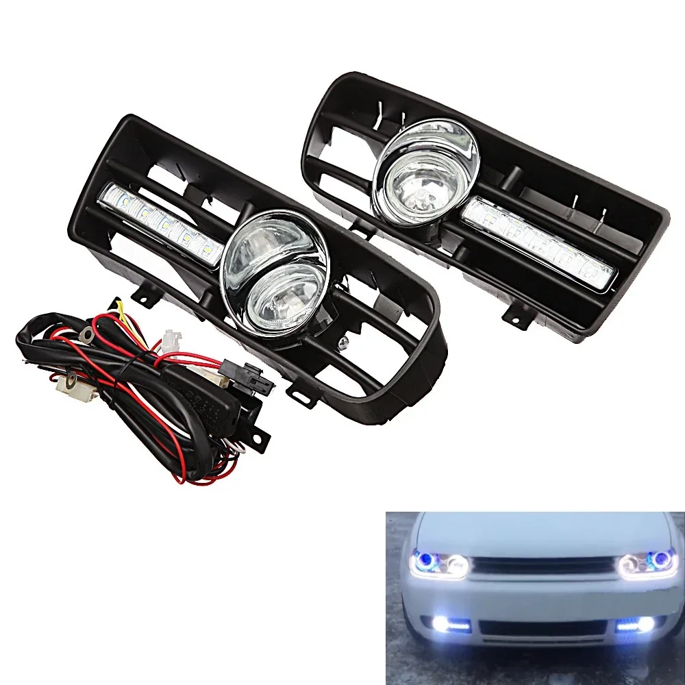 1 çift araba ön tampon far spo - Car Accessories For Road Trip incelemesi ve fiyatı