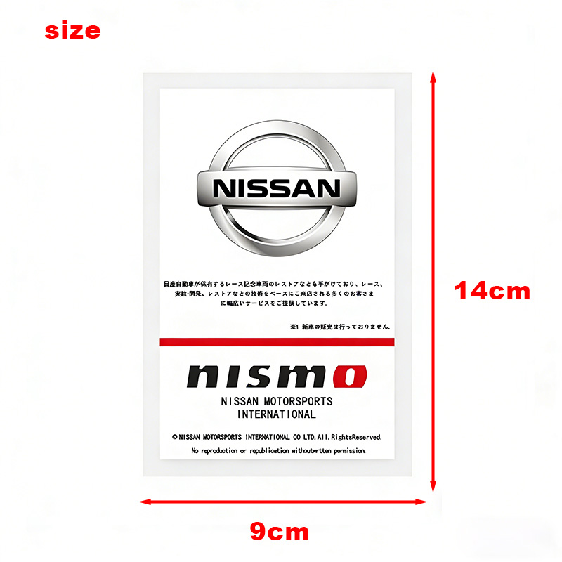 Yeni JDM Etiketi Nissan Magnit - Car Accessories For Inside incelemesi ve fiyatı