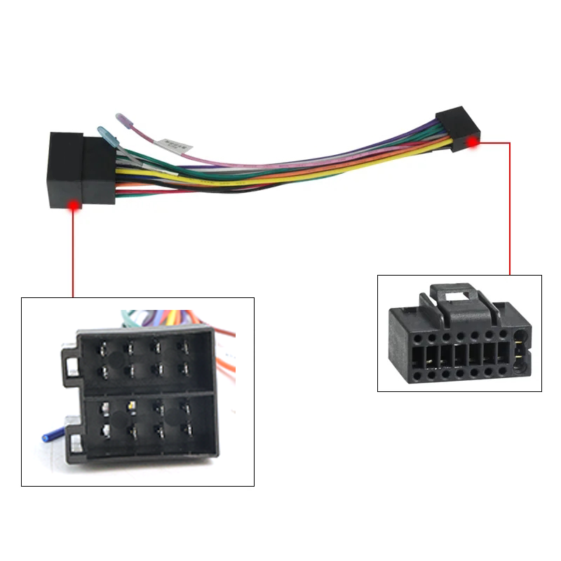 16 Pin Fiş Kablosu ISO Standar - Car Accessories Usa incelemesi ve fiyatı