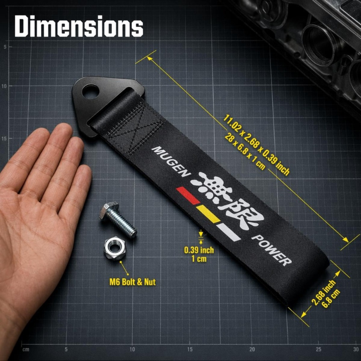 Araba Yarışı Çekme Halatı JDM  - Car Accessories Unique incelemesi ve fiyatı