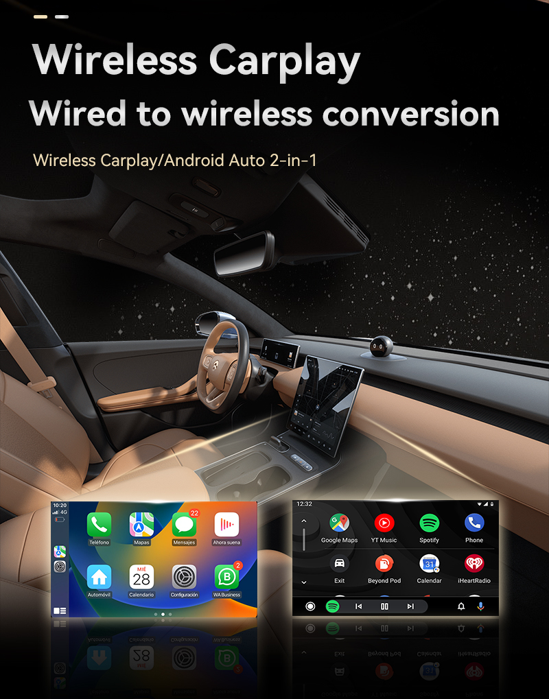 2'si 1 Arada Kablosuz CarPlay  - Car Accessories Usa incelemesi ve fiyatı